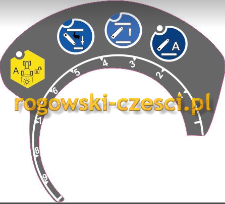 Naklejka EHR panel sterowania