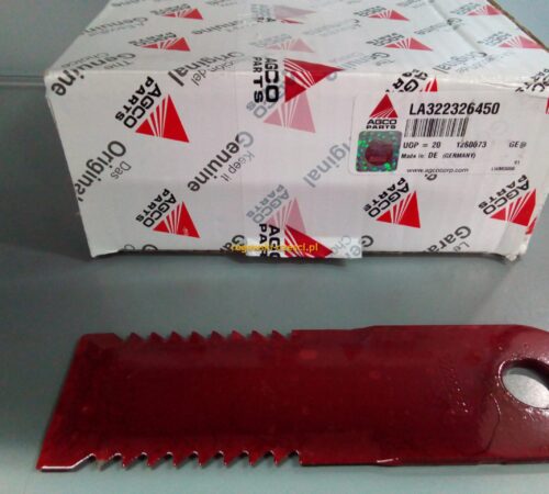 Nóż rozdrabniacza ruchomy sieczkarni LA322326450