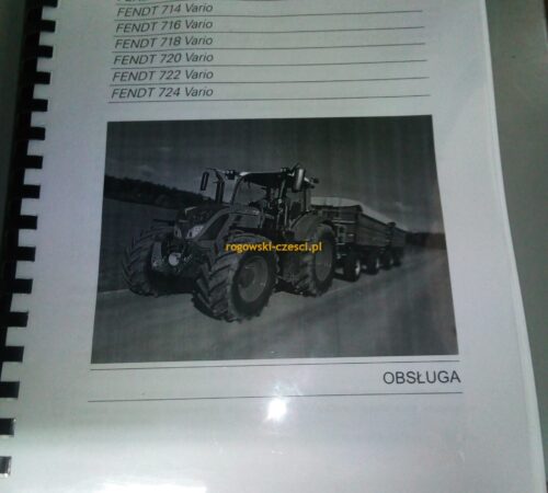 Instrukcja obsługi Fendt 700 seria VARIO po polsku