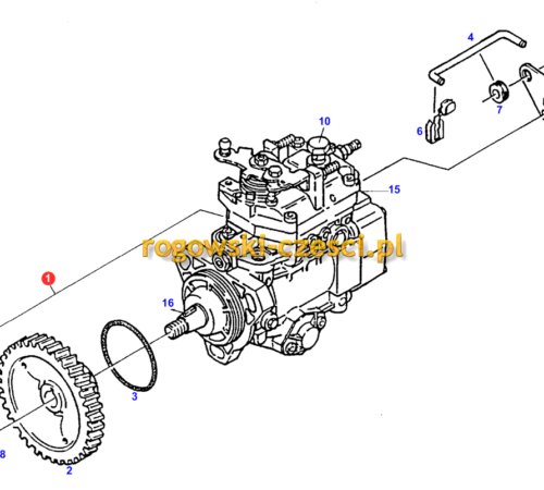 Pompa wtryskowa Fendt F312200710060