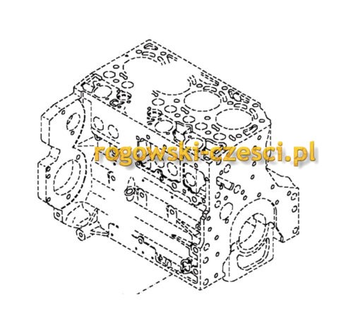 Blok silnika Deutz TCD2012L064V Fendt 820